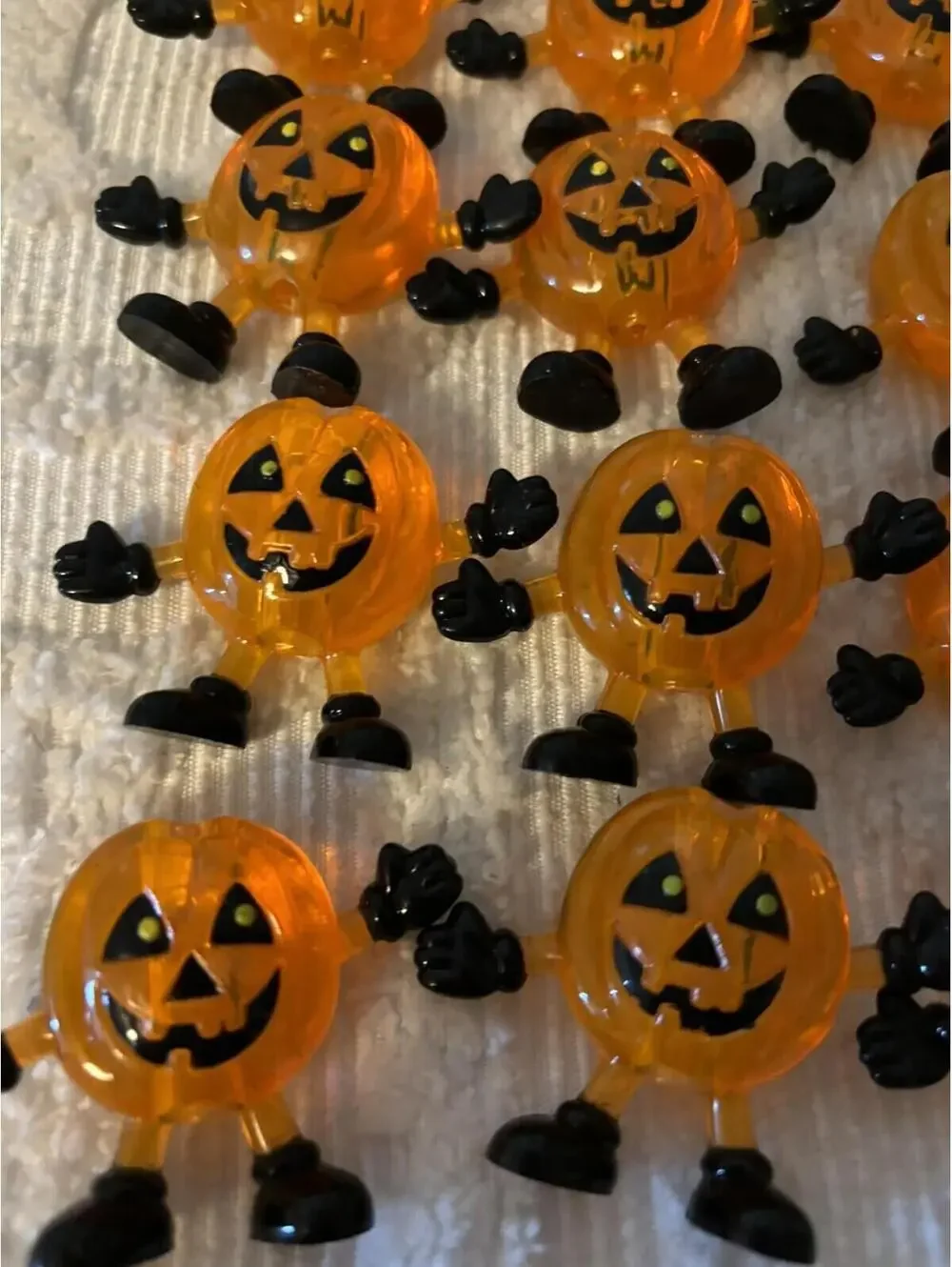 Halloween Pumpkin Men String Light Covers Orange Color lot of 12